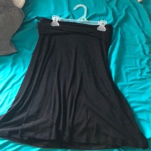 Black knee length skirt
